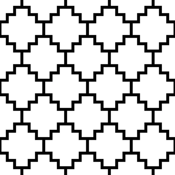 Inca Kříží Hladký Vzor Etnický Ozdoba Lidové Pozadí Geometrické Tapety — Stockový vektor