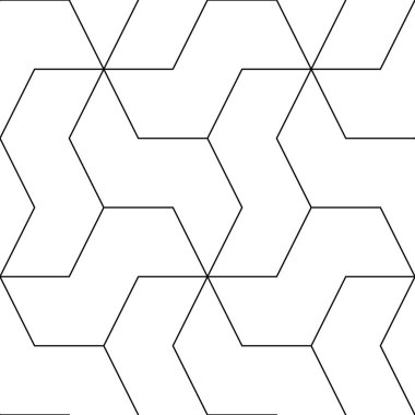 Mozaik. Zigzag figürleri. Tekrarlanan bulmaca arka planı şekillendirir. Mantık oyunu motifi. Fayanslar duvar kağıdı. Parke fon. Dijital kağıt, sayfa dolguları, web tasarımı, tekstil baskısı. Kusursuz çizim kalıbı.