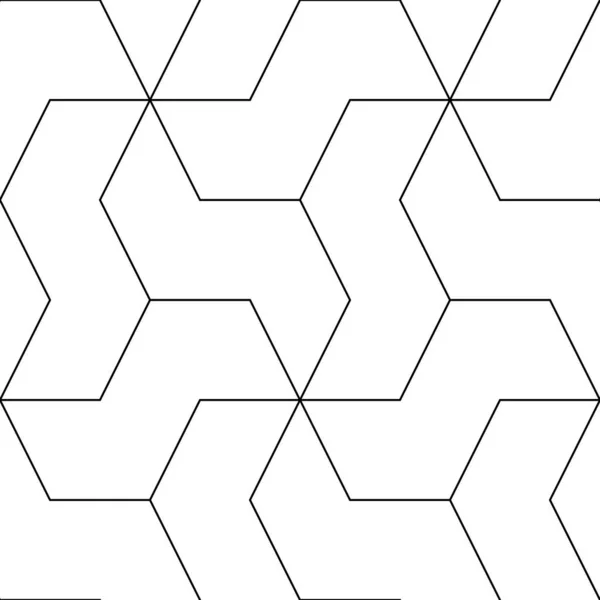 Mosaïque Zigzag Chiffres Ornement Fond Formes Puzzle Répétées Motif Jeu — Image vectorielle
