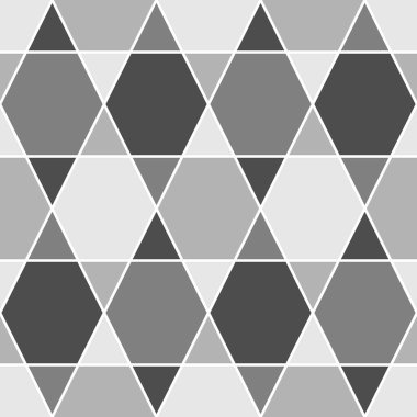Mozaik. Üçgenler, altıgenler. Şebeke arka planı. Etnik fayans motifi. Geometrik ızgara duvar kağıdı. Parke fon. Dijital kağıt, sayfa dolguları, web tasarımı, tekstil baskısı. Kusursuz vektör deseni.