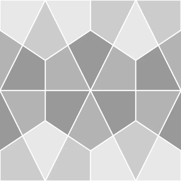Mosaik Dreiecke Drachen Sechsecke Rauten Gitterhintergrund Ethnisches Motiv Geometrische Rost — Stockvektor