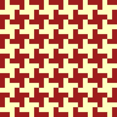 Kusursuz Sayagata deseni. Tekrarlanan iç içe geçmiş manji. Doğu sembolleri süslemesi. Geleneksel mimari duvar kağıdı. Eski etnik mozaik motifi. Dijital kağıt, tekstil baskısı. Vektör sanatı.