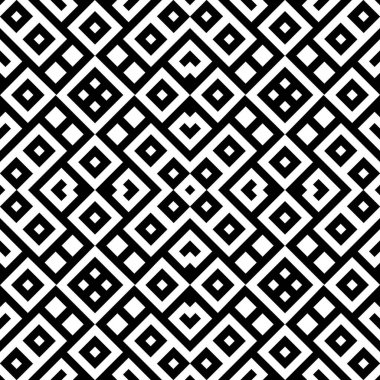 Etnik süslemelerle kusursuz desen. İşlemeli arka plan. Kabile duvar kâğıdı. Etnik halk imajı. Kabile motifi. Antik mozaik. Dijital kağıt, web tasarımı, tekstil baskısı, fon. Vektör sanatı.