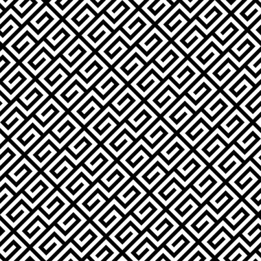 Kusursuz desenli Çin aksesuarı. Kıvırcık şekilli geleneksel doğu süslemeleri. Pencere izleyici duvar kâğıdı. Şebeke motifi. Eğrili dijital kağıt, tekstil baskısı, web tasarımı. Vektör sanatı.