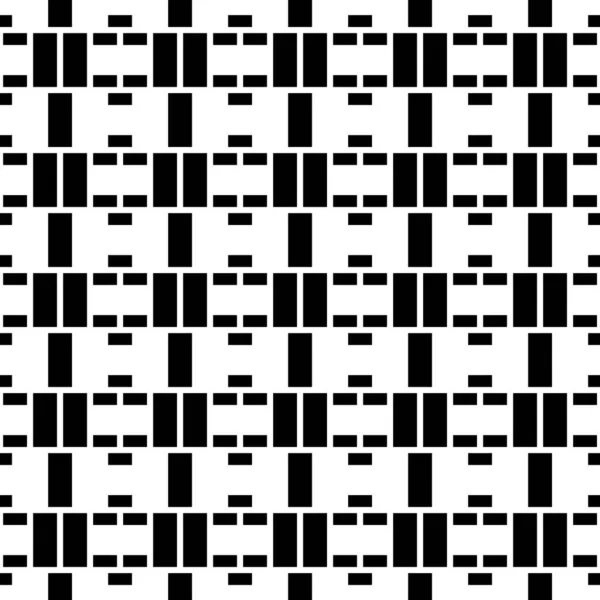 ブロック付きのシームレスな表面パターン設計 幾何学的画像 長方形のスラブイラスト 繰り返し数字の装飾の背景 民族モザイクのモチーフ 刺繍壁紙 デジタルペーパー ベクトルアート — ストックベクタ