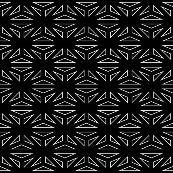 Conception Motif Surface Sans Couture Avec Ornement Asanoha Triangles Entrelacés — Image vectorielle