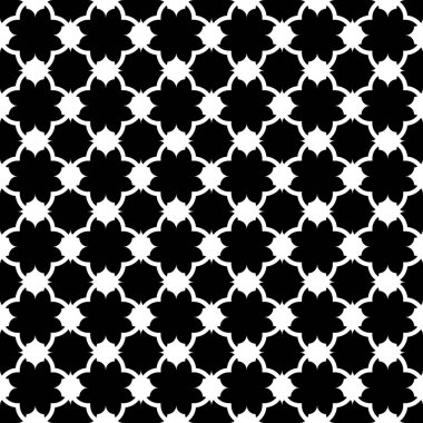 Dörtlü folyo şekilli kusursuz yüzey dizaynı. Tekrarlanan yuvarlak şekilli geleneksel doğu süsü. Pencere izleyici duvar kâğıdı. Şebeke motifi. Dijital kağıt soyut. Vektör illüstrasyonu.