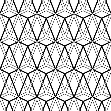 Elmaslarla, üçgenlerle kusursuz desen. Poligon geçmişi. Tekrarlanan geometrik şekilli görüntü. Etnik motif. Şebeke duvar kağıdı. Döşeme çizimi. Tekstil baskısı için dijital kağıt. Vektör sanatı.