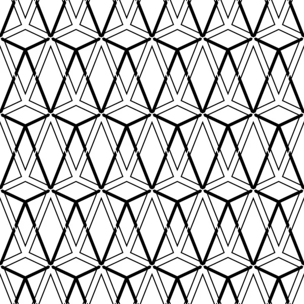 Patrón Sin Costuras Con Diamantes Triángulos Fondo Polígonos Imagen Con — Archivo Imágenes Vectoriales