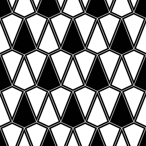 Zökkenőmentes Minta Sárkányokkal Összekapcsoló Sokszögek Tessellation Háttér Kép Ismétlődő Geometriai — Stock Vector