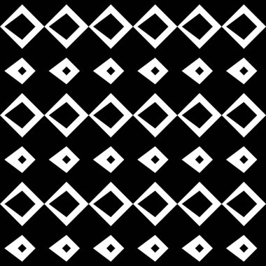 Tekrarlanan eşkenarlar, uçurtmalar, elmas arka plan. Etnik duvar kağıdı. Çek süslemeli kusursuz yüzey dizaynı. Damalı motif. Tekstil baskısı için dijital kağıt, web tasarımı. Vektör sanatı.