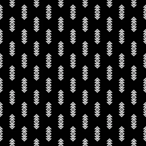 最小限の抽象的背景 矢印付きのシンプルな現代的な印刷 幾何学的な図形を持つシームレスな表面パターンデザイン 民族や部族のモチーフ デジタルペーパー テキスタイルプリント ページフィル ベクトルアート — ストックベクタ