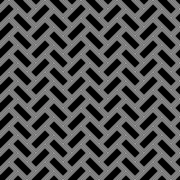 Ringa kemiği deseni. Dikdörtgen kaplama tessellasyonu. Siyah bloklu kusursuz yüzey tasarımı. Zemin kaplama tuğlalar. Tekrarlanan fayans süsleme arka planı. Mozaik motifi. Asma duvar kağıdı.