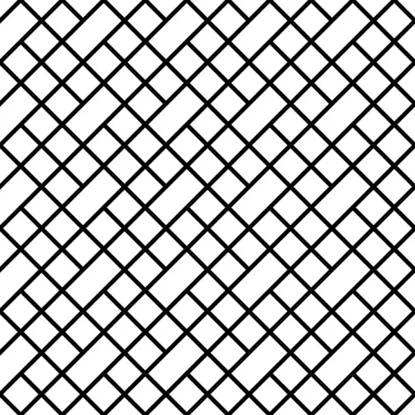 Geometric Pattern Rectangles Rhombuses Composition Seamless Surface Design Slanted Blocks — Stock Vector