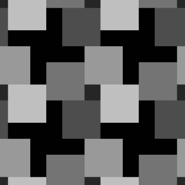 Duvar kağıdını bloklar. Tekrarlanan renk şekilleri soyut arkaplan. Çokgenli kusursuz yüzey dizaynı. Mozaik motifi. Sayfa dolguları için dijital kağıt, web tasarımı, tekstil baskısı. Köpek dişi vektörü.