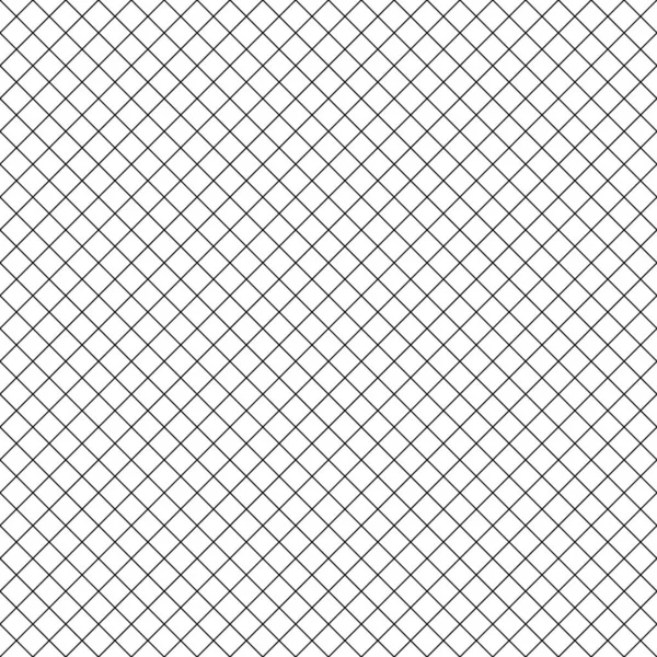 Seamless Surface Pattern Mini Diamond Ornament Black Diagonal Stripes Grill — Stock Vector