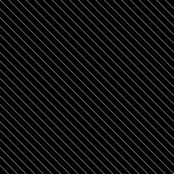 Minces Lignes Blanches Diagonale Abstraites Sur Fond Noir Conception Motif — Image vectorielle