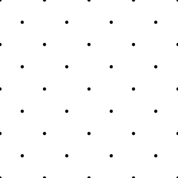 Black Spots Texture Circles Embroidery Background Polka Dot Motif Seamless — Stock Vector