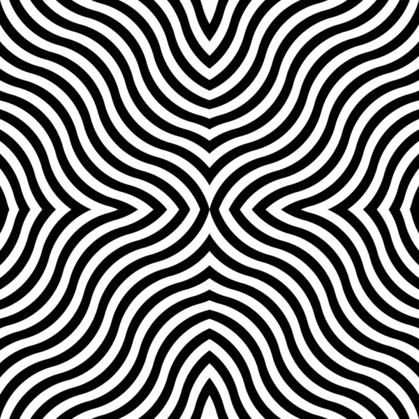 Dalgalı süslemeli kusursuz yüzey dizaynı. Doğrusal motif. Kıvırcık çizgili. Dalgalar arka plan. Tekrarlanan kıvrımlar duvar kağıdı. Soyut resim. Dijital kağıt, web tasarımı, tekstil baskısı. Vektör sanatı.