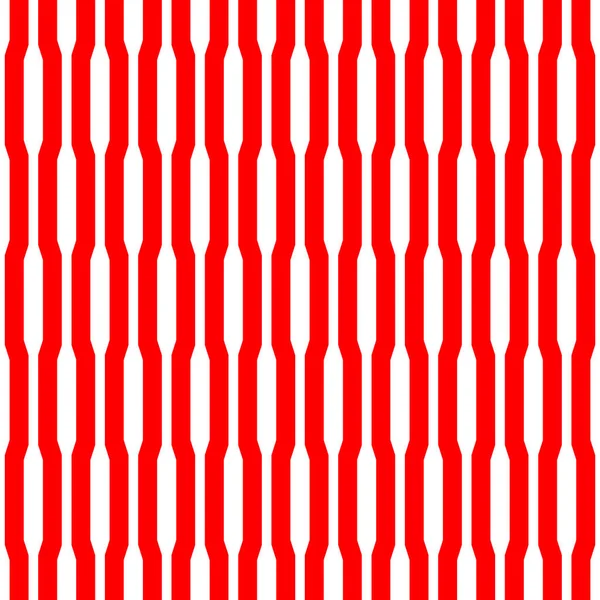 Red Vertical Lines White Background Striped Wallpaper Seamless Surface Pattern — Stock Vector