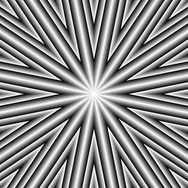 Renkli güneş ışığı. Simetrik çizgileri olan yüzey desen tasarımı. Çizgili motif. Güneş ışınları duvar kağıdı. Sayfa dolguları için dijital kağıt, web tasarımı, tekstil baskısı. Vektör sanatı illüstrasyonu.