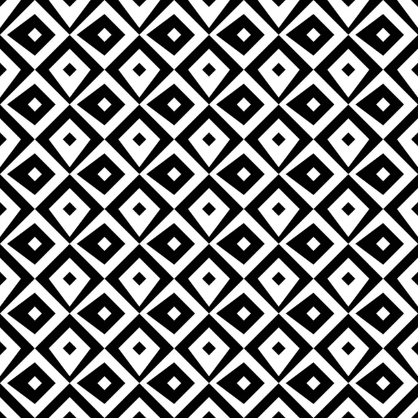 Wiederholte Schwarze Figuren Auf Weißem Hintergrund Ethnische Tapete Nahtlose Oberflächengestaltung — Stockvektor