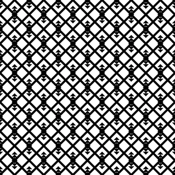 Herhaalde Zwarte Diagonale Lijnen Witte Achtergrond Grid Behang Naadloos Oppervlak — Stockvector
