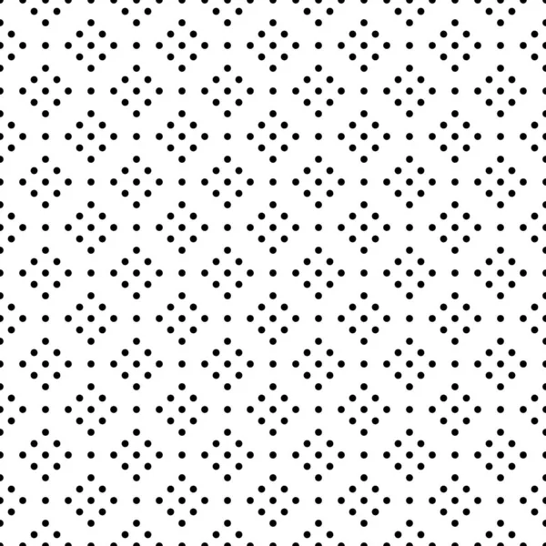 Schwarze Runde Flecken Kreise Stickerei Hintergrund Tupfen Motiv Nahtlose Oberflächengestaltung — Stockvektor