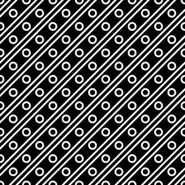 Problemfri Overflade Mønster Med Symmetrisk Ornament Cirkler Linjer Tekstur Geometrisk – Stock-vektor
