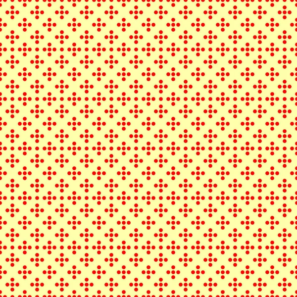 Simetrik geometrik süslemeli kusursuz yüzey deseni. Yuvarlak benekli doku. Çemberler soyut arka plan. Puantiyeli motif. Dijital kağıt, tekstil baskısı, web tasarımı için. Vektör sanatı illüstrasyonu