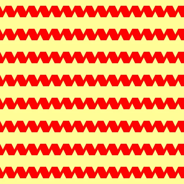 Patrón Rayas Horizontales Sin Costuras Líneas Repetidas Cinta Rizadora Roja — Archivo Imágenes Vectoriales