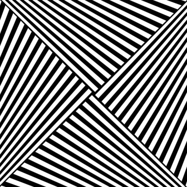 Çapraz çizgili çizimler. Siyah arkaplanda tekrarlanan beyaz çizgiler. Doğrusal süslemeli yüzeysel desen tasarımı. Disko ışıkları motifi. Çizgili duvar kağıdı. Açı ışınları. İnce çizgili vektör sanatı