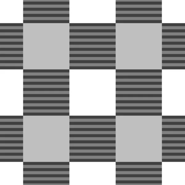 Kontrollerar Sömlöst Mönster Checkered Prydnad Tiles Tapeter Fyrkantig Illustration Geometriskt — Stock vektor