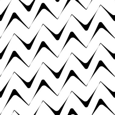 Çapraz zikzak çizgileri kusursuz desen. Açı çizgili çizgili süs. Doğrusal dalga motifi. Kıvrımlar. Çizgili arka plan. Eğik çizgi duvar kağıdını şekillendirir. Dalgalı çizgili figürler. Vektör