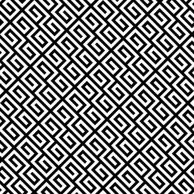 Kusursuz desenli Çin aksesuarı. Kıvırcık şekilli geleneksel doğu süslemeleri. Pencere izleyici duvar kâğıdı. Şebeke motifi. Eğrili dijital kağıt, tekstil baskısı, web tasarımı. Vektör sanatı.