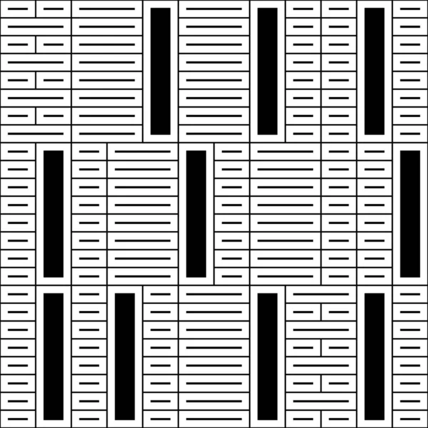 Lijnen Strepen Rechthoeken Naadloos Patroon Strepen Blokjes Print Geometrische Achtergrond — Stockvector