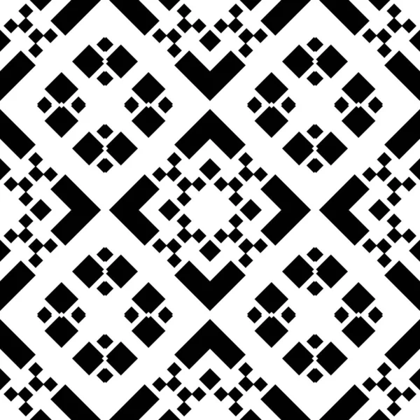 Naadloos Patroon Met Etnisch Ornament Borduren Achtergrond Tribal Behang Etnisch — Stockvector