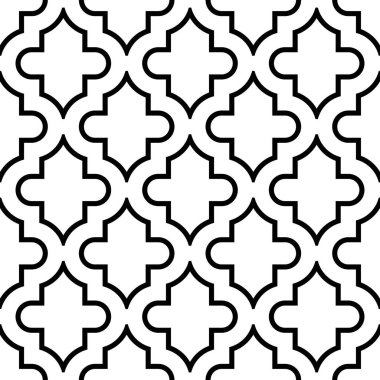 Süslü, pürüzsüz desen. Tekrarlanan yuvarlak şekilli geleneksel doğu süslemeleri. Pencere izleyici duvar kâğıdı. Şebeke motifi. Dijital kağıt, tekstil baskısı, web tasarımı. Vektör sanat resmi.