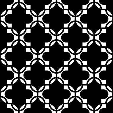 Süslü, pürüzsüz desen. Tekrarlanan yuvarlak şekilli geleneksel doğu süslemeleri. Pencere izleyici duvar kâğıdı. Şebeke motifi. Dijital kağıt, tekstil baskısı, web tasarımı. Vektör sanat resmi.