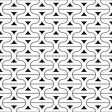 Fayansız desenli fayans süsü. Tekrarlanan dambıl şekilli doğulu süslemeler. Pencere izleyici duvar kâğıdı. Şebeke motif arkaplanı. Dijital kağıt, tekstil baskısı, web tasarımı. Vektör sanat resmi