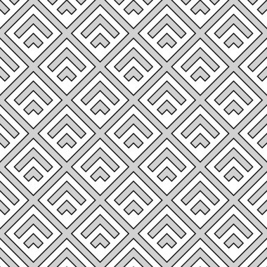 Kusursuz Japon dağları deseni. Tekrarlanan semboller, açı parantezleri, eğriler. Squama süsü. Resmi ölçeklendirir. Eski etnik mozaik motifi. Tekstil baskısı için dijital kağıt. Vektör sanatı.