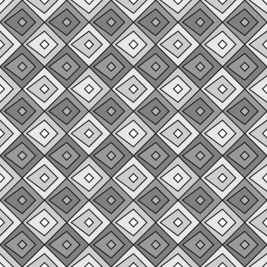 Tekrarlanan eşkenarlar, uçurtmalar, elmas arka plan. Etnik duvar kağıdı. Çek süslemeli kusursuz yüzey dizaynı. Damalı motif. Tekstil baskısı için dijital kağıt, web tasarımı. Vektör sanatı.