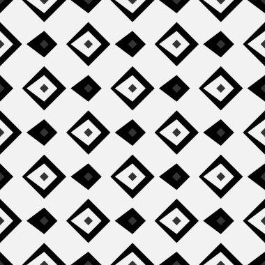 Tekrarlanan eşkenarlar, uçurtmalar, elmas arka plan. Etnik duvar kağıdı. Çek süslemeli kusursuz yüzey dizaynı. Damalı motif. Tekstil baskısı için dijital kağıt, web tasarımı. Vektör sanatı.