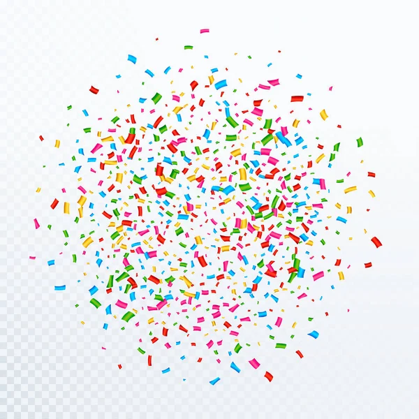 Fondo Marco Celebración Confetti — Vector de stock