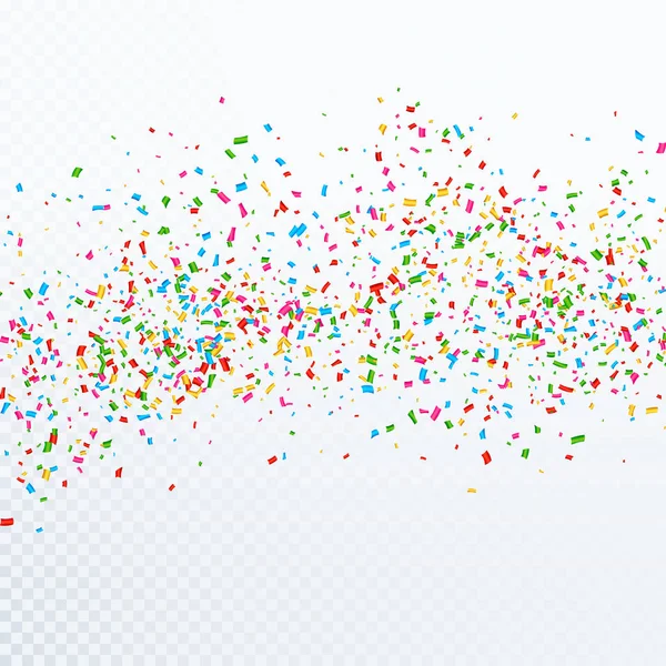 Fondo Marco Celebración Confetti — Vector de stock