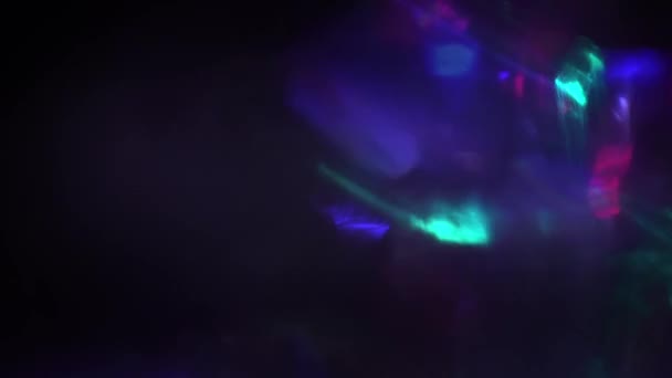 Vraies Fuites Lumière Organique Des Arcs Ciel Des Orbes Fabriqués — Video