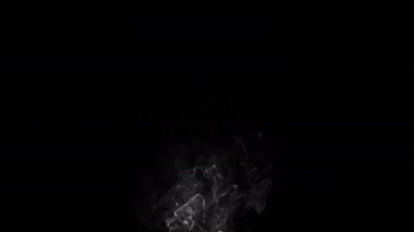Farklı projeler için alfa kanalı Dry Ice Smoke Storm Atmosfer Sis Örtüsü (video Arkaplanı) ile Gerçekçi Duman Bulutları