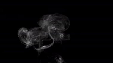 Farklı projeler için alfa kanalı Dry Ice Smoke Storm Atmosfer Sis Örtüsü (video Arkaplanı) ile Gerçekçi Duman Bulutları