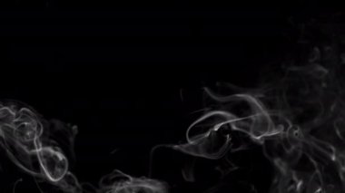 Farklı projeler için alfa kanalı Dry Ice Smoke Storm Atmosfer Sis Örtüsü (video Arkaplanı) ile Gerçekçi Duman Bulutları