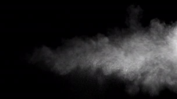 Realistic Smoke Clouds Alpha Channel Dry Ice Smoke Storm Atmosphere — Stock Video